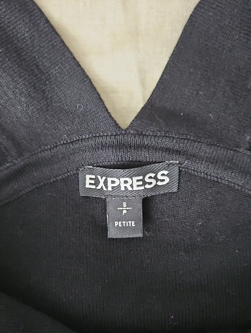 Express Black Ruffle Lace-Up V-Neck Tank - Picture 2 of 5